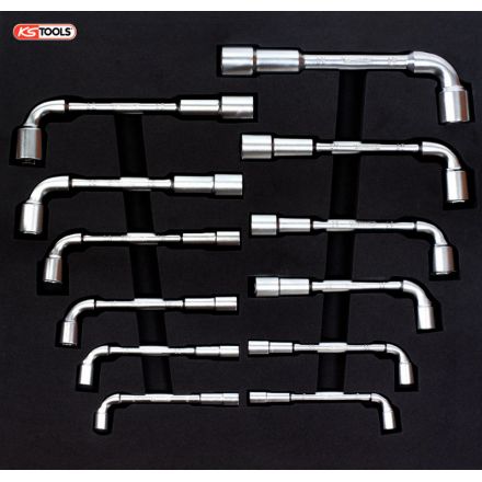 KS Tools Klucz nasadowy kątowy-zestaw