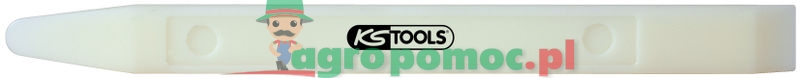 KS Tools Kunststoff-Montagespachtel flach/rund, 200mm