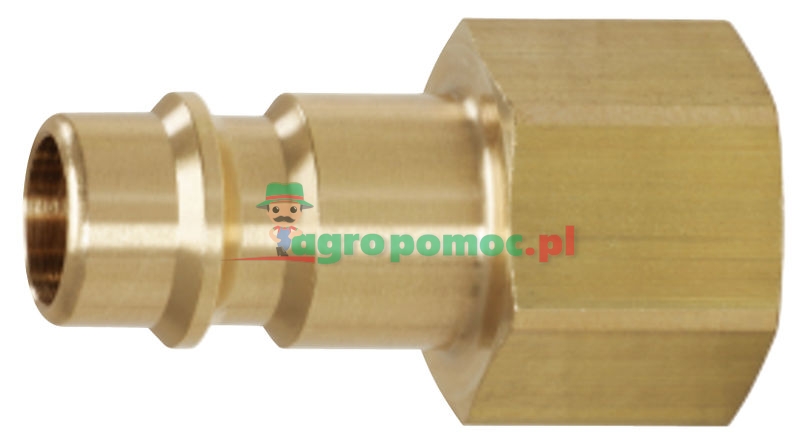 KS Tools Messing-Stecknippel mit Innengewinde, 10x19mm