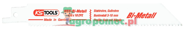KS Tools Säbelsägeblatt AEG, Bosch, Metabo, L=150mm, 2,5mm, 5er Pack