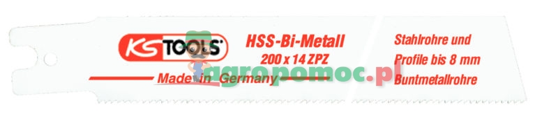 KS Tools Säbelsägeblatt Rems, HSS-Bi-Metall, L=200mm, 1,8mm, 5er Pack