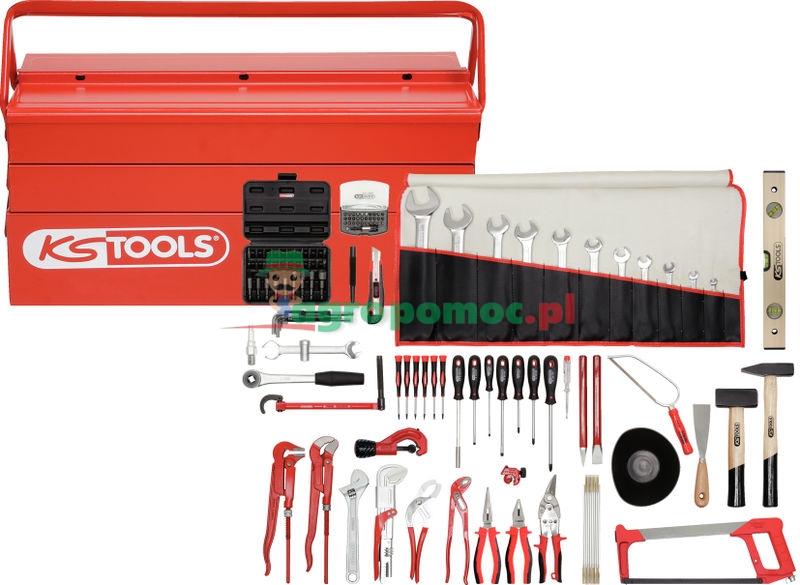 KS Tools Sanitär-Premium-Werkzeug-Satz, in Metallkiste, 116-tlg.