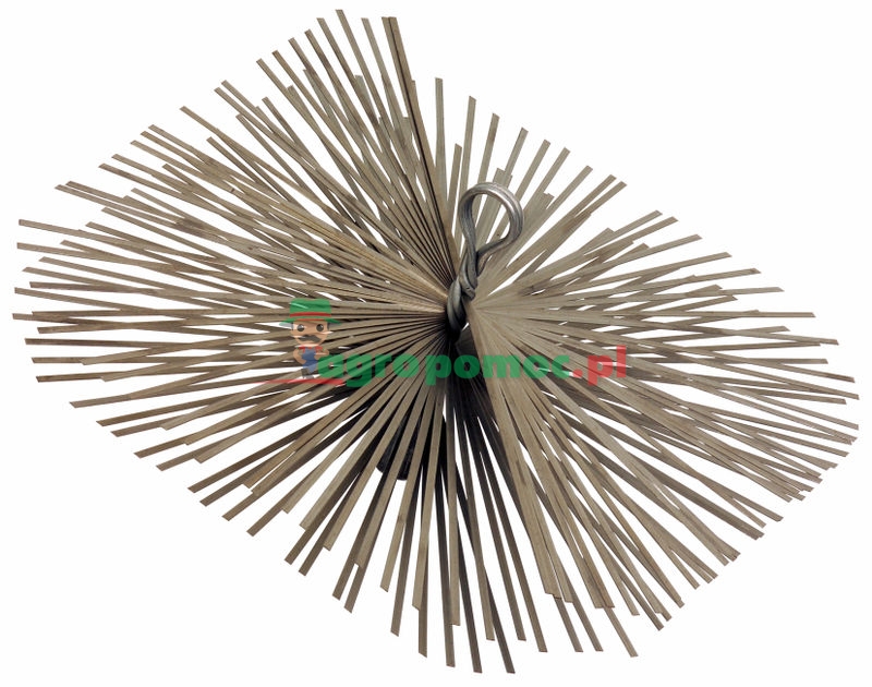 KS Tools Stahl-Reinigungsbürste, viereckig, Ø 200x200mm