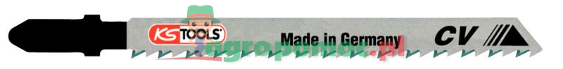 KS Tools Stichsägeblatt AEG, Bosch, Metabo, CV, L=100mm, 2,5mm, T101D, 5er Pack