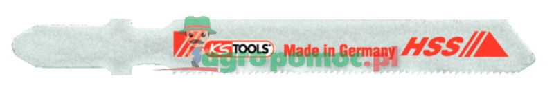 KS Tools Stichsägeblatt AEG, Bosch, Metabo, HSS, L=75mm, 0,9mm, T118G, 5er Pack