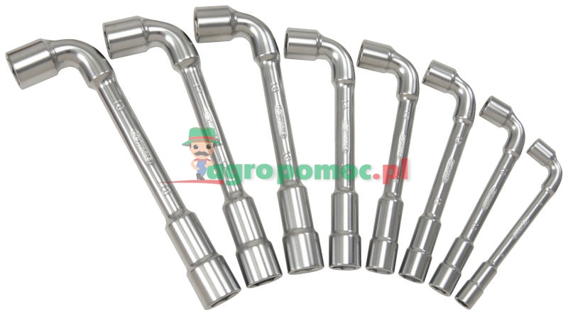 KS Tools ULTIMATEplus Doppel-Steckschlüssel-Satz, gekröpft, 13-tlg., 8-24mm