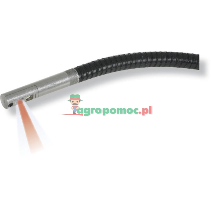 KS Tools ULTIMATEvision Kamerasonde, 90° Frontkamera-Sonde, halbstarre Spiralhülle, Ø 3,9mm,