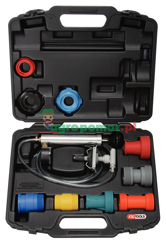 KS Tools Universal Kühlsystem-Diagnose-Service-Satz, 12-tlg.