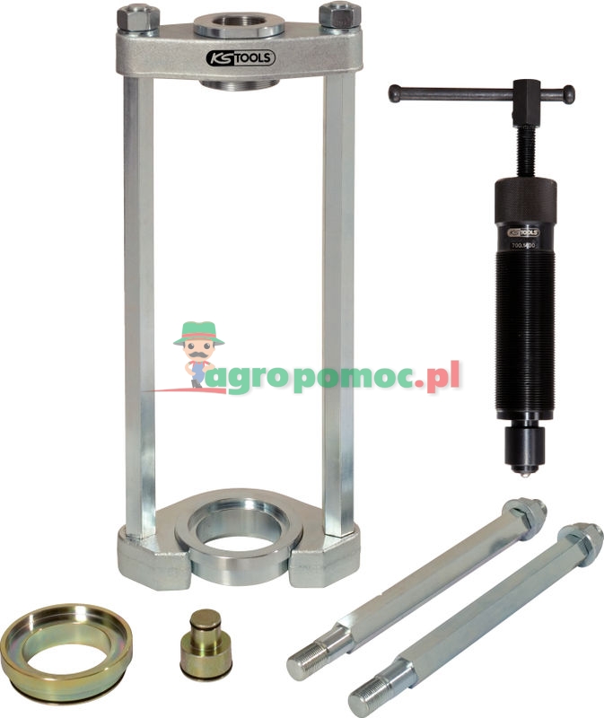 KS Tools Universal-Pressrahmen mit Hydraulikspindel, 6-tlg.