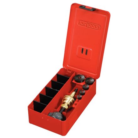 KS Tools Wasserhahn-Fräsapparat-Satz 3/8"-1", 6-tlg.