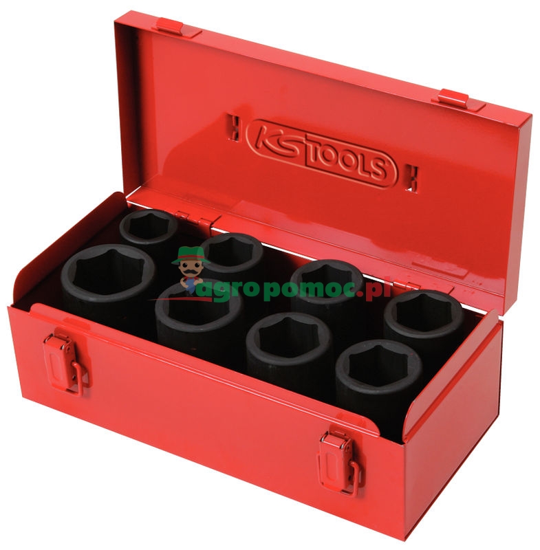 KS Tools Zestaw nasadek udarowych, 3/4', 8-el., 24-36 mm