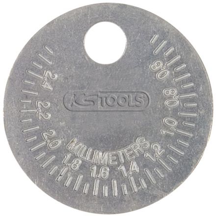 KS Tools Zündkerzen-Einstelllehre, 0,5-2,5mm