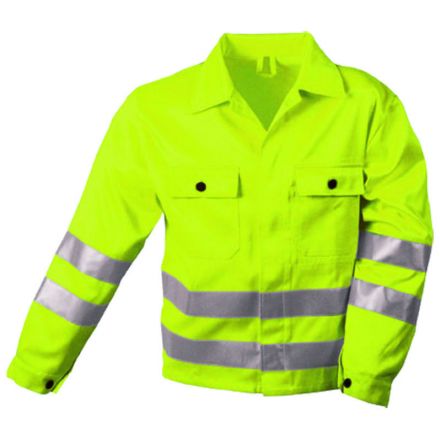  Kurtka z ozn. ostrzegawczym, żółta, rozm. S