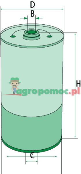 Mann Filter Filtr oleju silnikowego | D 03 E 196 HN