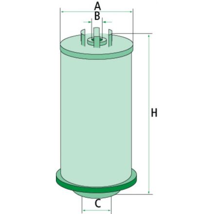 Mann Filter Filtr paliwa | 541 090 01 51, 457 090 00 51, PU999.1X
