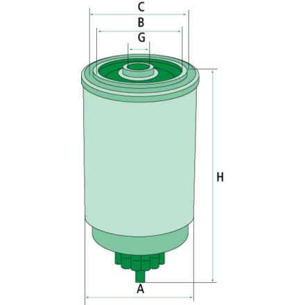 Mann Filter Filtr paliwa | 1133495R1