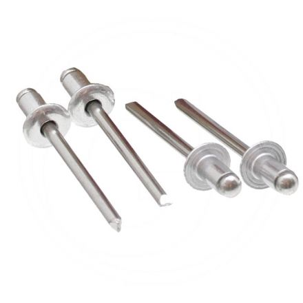  Opak. 500 Nity zrywalne z łbem płaskim 4,8x20