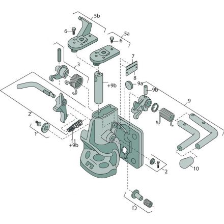 Rockinger Zestaw naprawczy - dźwignia blokująca