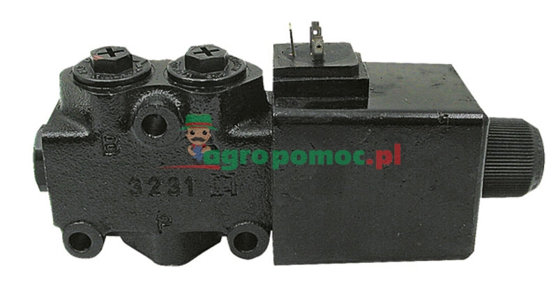 Rozdzielacz trójdrogowy dwupołożeniowy dfe10/3 12vdc G1/2 | DWV-E-08