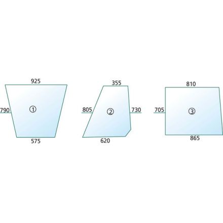 Szyba boczna | F182800201460