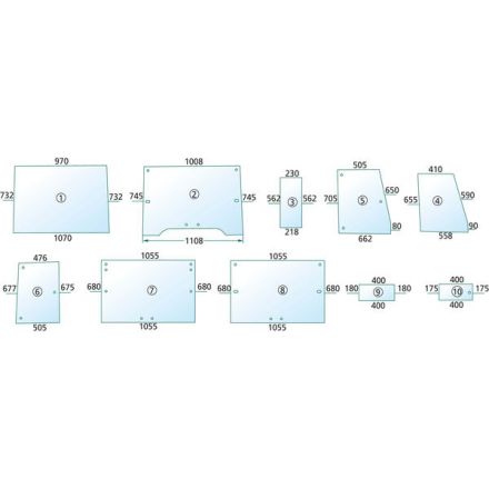 Szyba boczna | 1-34-371-113