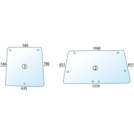Szyba boczna | 83989682L83989681R