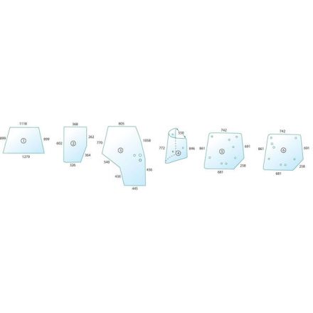 Szyba drzwi | 3907222M1