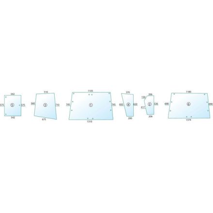 Szyba drzwi | 520628