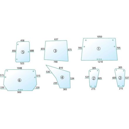 Szyba drzwi | 04339849