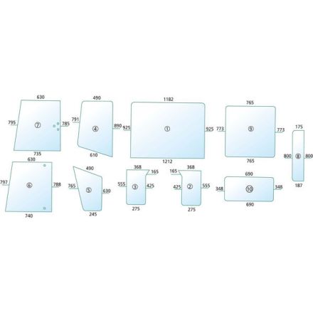 Szyba drzwi | 7700669188