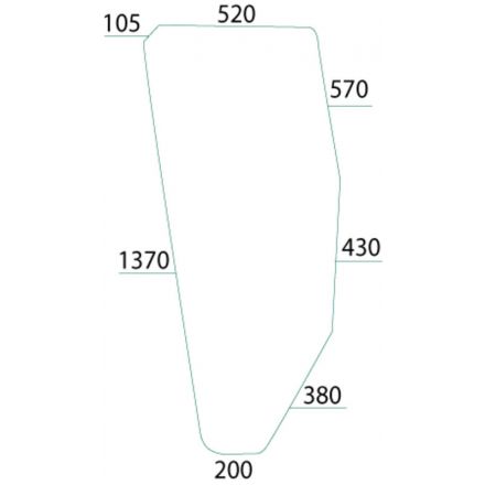 Szyba drzwi | 5124414