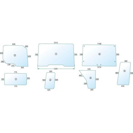 Szyba drzwi | 6005002913