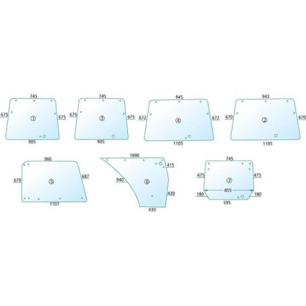 Szyba drzwi | 04366139