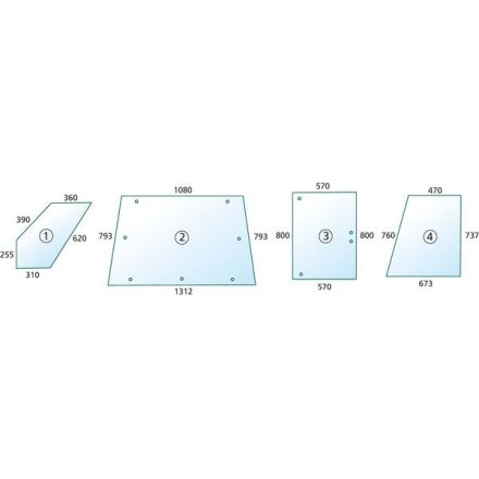 Szyba drzwi | 0.9214.213.0/10