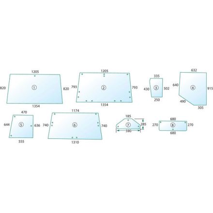 Szyba dzielona | 3223749R1520485