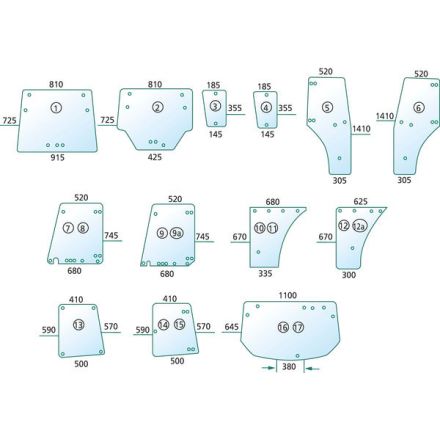 Szyba przednia | 247811041100