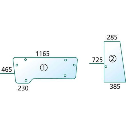 Szyba przednia | 345810110020