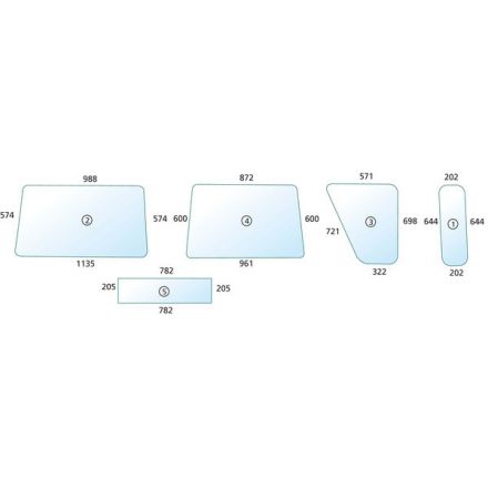 Szyba przednia | 1665676M2