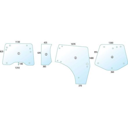 Szyba przednia | 82030485