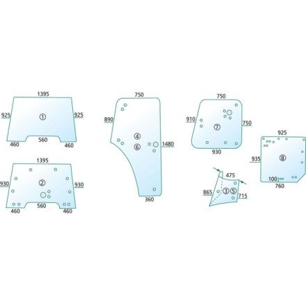 Szyba przednia | 7700048128