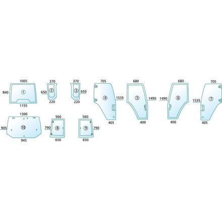 Szyba przednia | 82011532