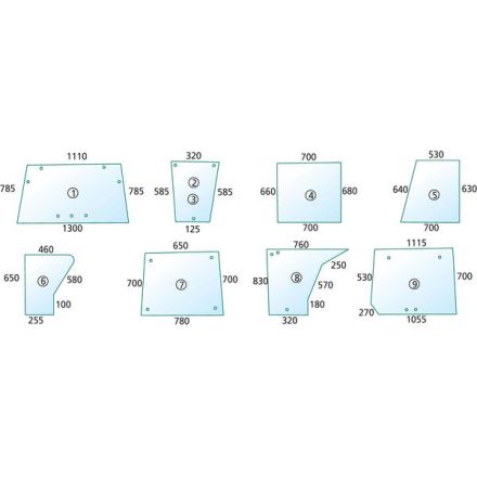 Szyba przednia | 04354067