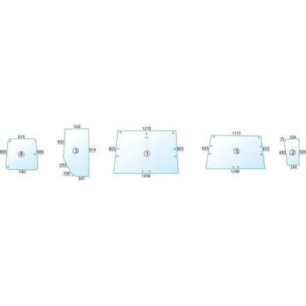 Szyba tylna | 520499