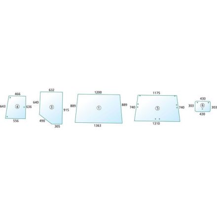 Szyba tylna | 3224611R1