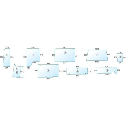 Szyba tylna | 1500941C1