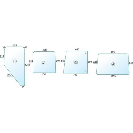 Szyba tylna | 7701350525