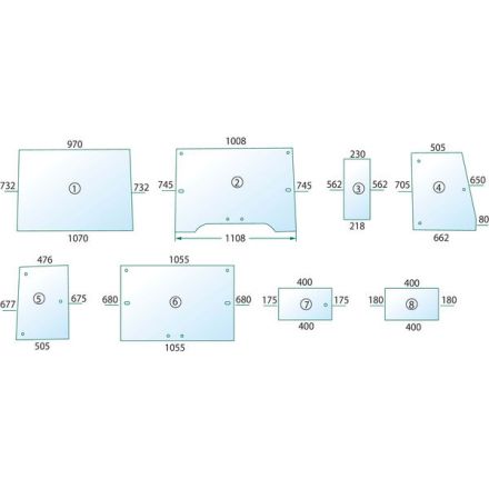 Szyba tylna | 1-34-371-115