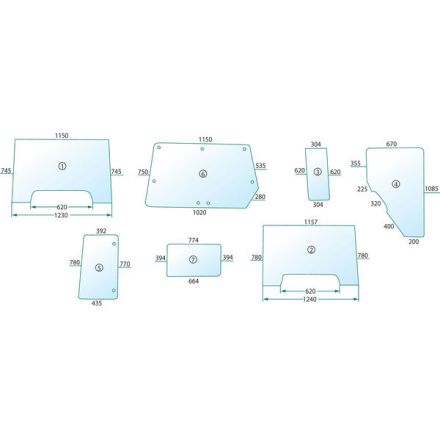 Szyba tylna | 6005002917