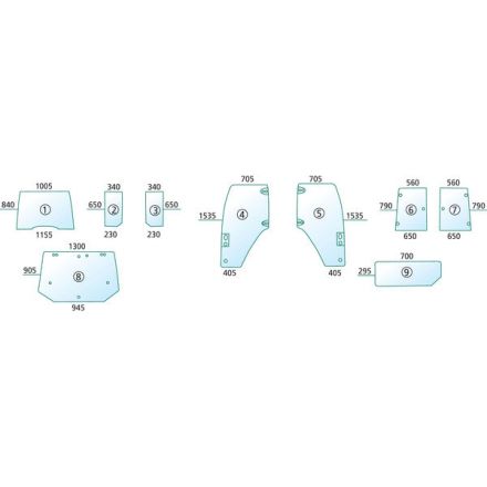 Szyba tylna | 82000485