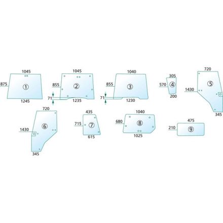 Szyba tylna | 144794A1